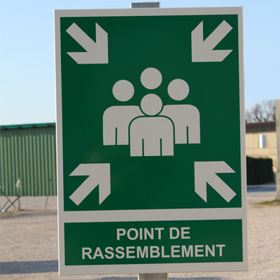 Point de rassemblement - Simple face