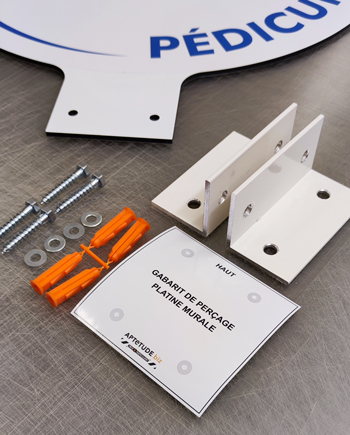 Fixation pour EkoSign P&eacute;dicure-Podologue