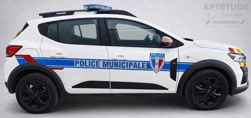 Kit S&eacute;rigraphie Police Municipale Complet + Rouge/Jaune