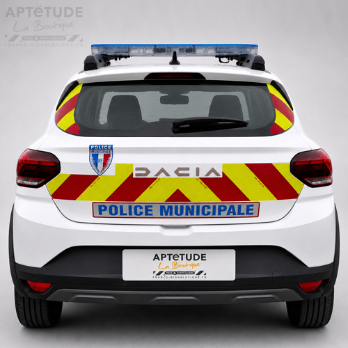 Kit S&eacute;rigraphie Police Municipale Complet + Rouge/Jaune