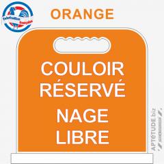 Panneau de piscine "Couloir réservé Nage libre"