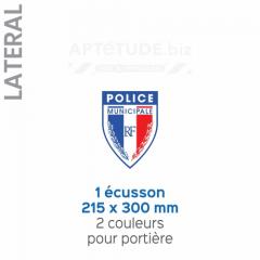 Sérigraphie Police Municipale - Ecusson Portière - VL