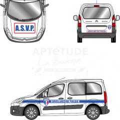 Kit S&eacute;rigraphie ASVP Bleu - V&eacute;hicule L&eacute;ger