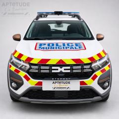 Kit S&eacute;rigraphie Police Municipale Complet  - V&eacute;hicule L&eacute;ger