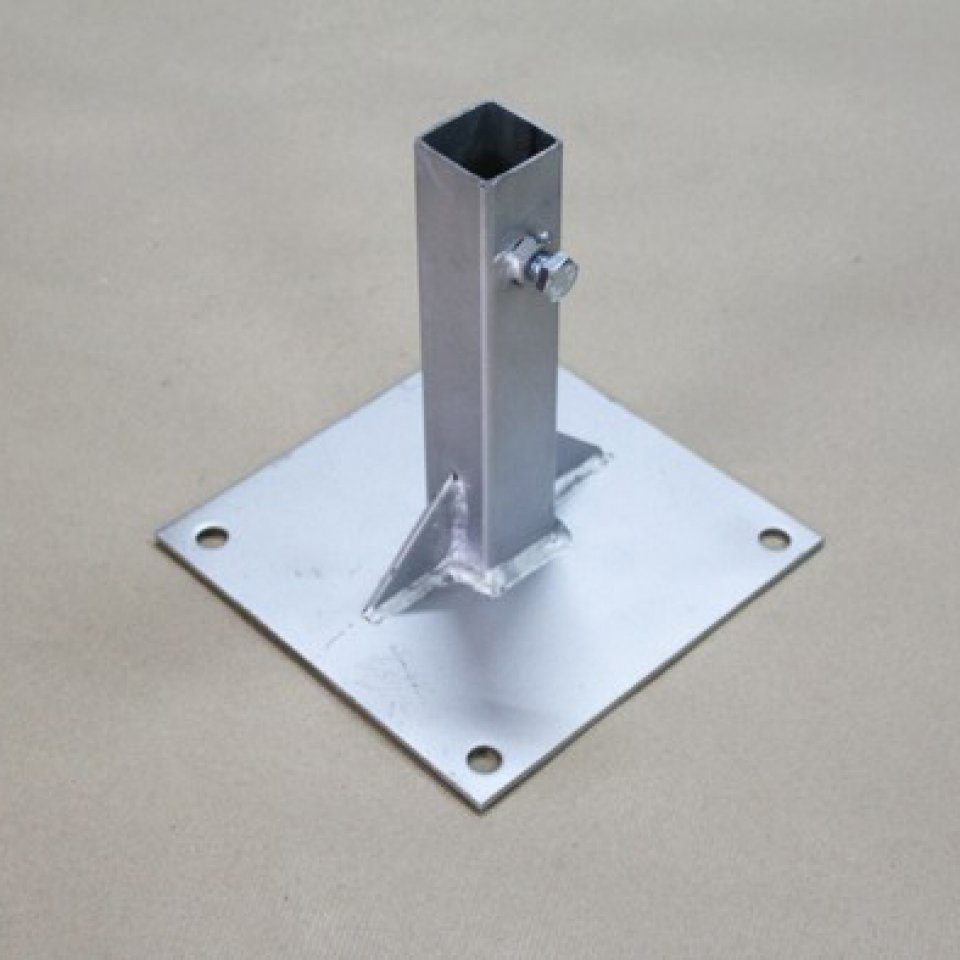 Platine pour poteau bois 20x20 deals