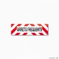 Bandeaux de signalisation - Rouge/Blanc - Classes A et B - Zebraflex® par T2S®