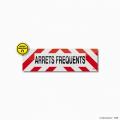 Bandeaux de signalisation - Rouge/Blanc - Classes A et B - Zebraflex® par T2S®