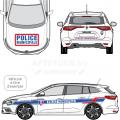 Kit S&eacute;rigraphie Police Municipale - V&eacute;hicule L&eacute;ger