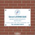 Plaque professionnelle 300x200 mm (CNOMK)