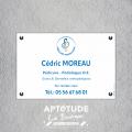 Plaque professionnelle Pédicure-Podologue - Plexi