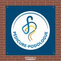 Plaque professionnelle insigne Pédicures - Podologues (ONPP)