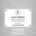 Plaque professionnelle Pédicure-Podologue - Plexi