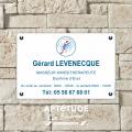 Plaque professionnelle Masseur-Kin&eacute;sith&eacute;rapeute - Dilite&reg;