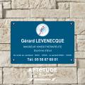 Plaque professionnelle Masseur-Kin&eacute;sith&eacute;rapeute - Dilite&reg;