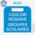 Panneau de piscine "Couloir réservé Groupes scolaires"