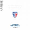 Sérigraphie Police Municipale - Ecusson Arrière - VL