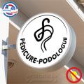 Enseigne P&eacute;dicure-Podologue - Double face