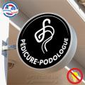 Enseigne P&eacute;dicure-Podologue - Double face