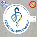 Enseigne P&eacute;dicure-Podologue - Dibond&reg; - Double face