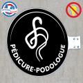 Enseigne Pédicure-Podologue - Dibond® - Double face