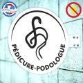 Enseigne Pédicure-Podologue - Dibond® - Double face