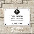Plaque professionnelle P&eacute;dicure-Podologue - Dilite&reg;