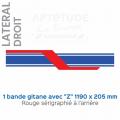 S&eacute;rigraphie Police Municipale - Bande gitane avec Z rouge - VL