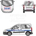 Kit S&eacute;rigraphie ASVP Bleu - V&eacute;hicule L&eacute;ger