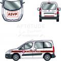 Kit S&eacute;rigraphie ASVP Bordeaux - V&eacute;hicule L&eacute;ger