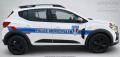 Kit S&eacute;rigraphie Police Municipale  avec balisage Jaune/Rouge
