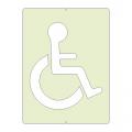 Pochoir fauteuil roulant (P.M.R.)