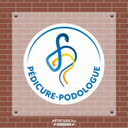 Plaques insigne P&eacute;dicure-Podologue
